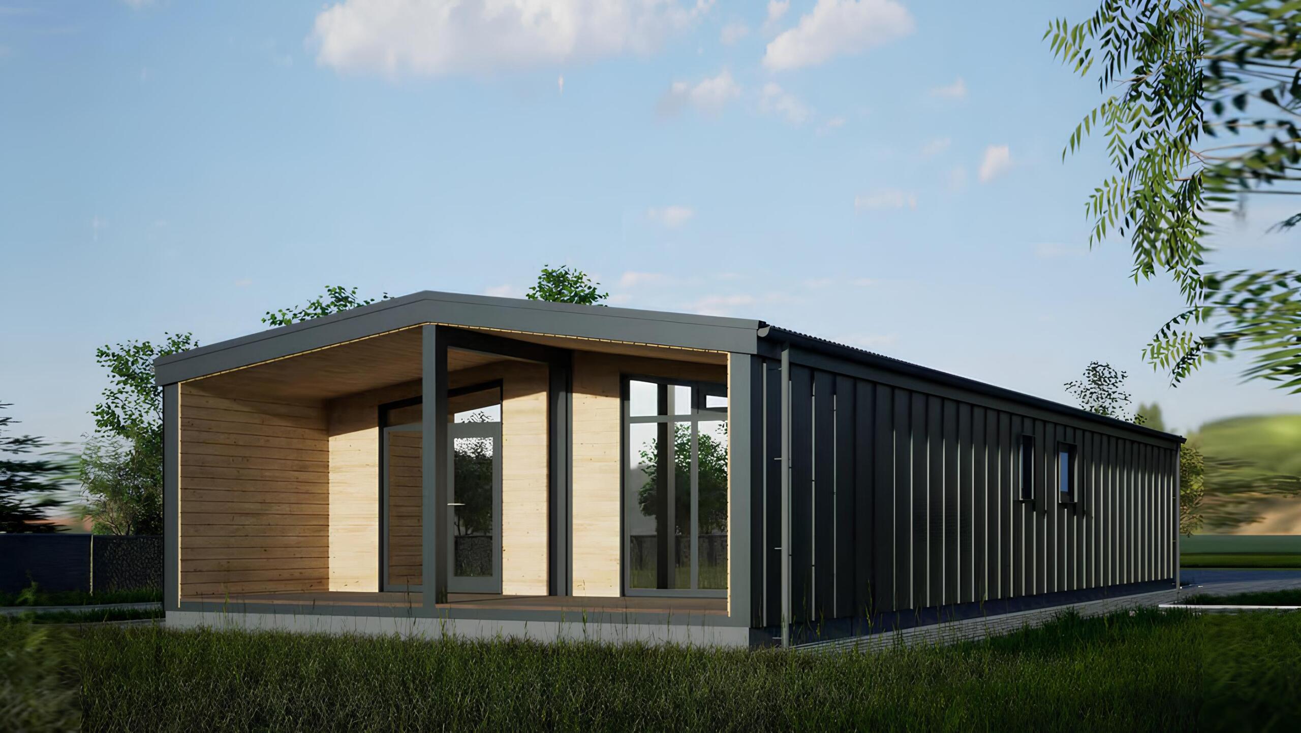 Modulární dům 115 m² — exteriér