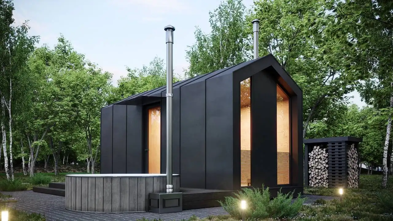 Moderní a funkční modulární sauna